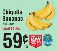 Smart & Final Chiquita Bananas offer