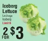 Smart & Final Iceberg Lettuce offer