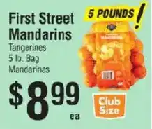 Smart & Final First Street mandarins offer