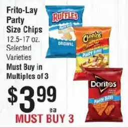 Smart & Final Frito-Lay Party Size Chips offer