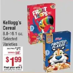 Smart & Final Kellogg's cereal offer