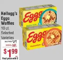 Smart & Final Kellogg's Eggo Waffles offer