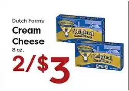 Rich's Fresh Market Dutch Farms Cream Cheese offer