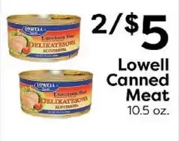 Rich's Fresh Market Lowell Canned Meat offer