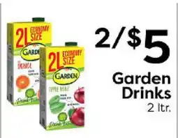 Rich's Fresh Market Garden Drinks offer