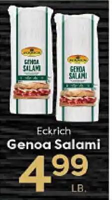 Rich's Fresh Market Eckrich Genoa Salami offer