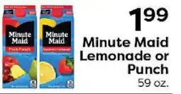 Rich's Fresh Market Minute Maid Lemonade or Punch offer