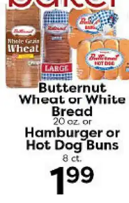 Rich's Fresh Market Butternut Wheat or White Bread or Hamburger or Hot Dog Buns offer