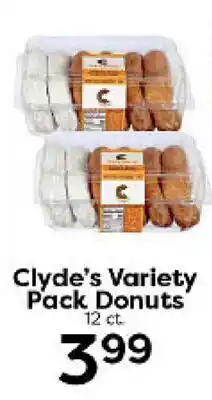 Rich's Fresh Market Clyde's Variety Pack Donuts offer