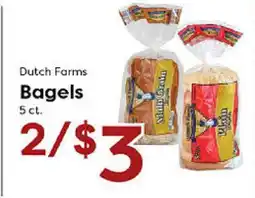 Rich's Fresh Market Dutch Farms Bagels offer