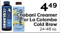 Rich's Fresh Market Chobani Creamer or La Colombe Cold Brew offer