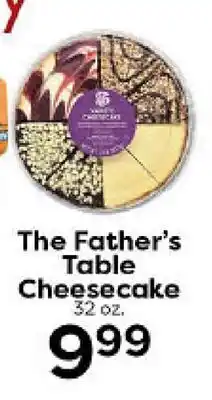 Rich's Fresh Market The Father's Table Cheesecake offer