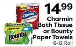 Rich's Fresh Market Charmin Bath Tissue or Bounty Paper Towels offer