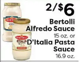 Rich's Fresh Market Bertolli Alfredo Sauce 15 oz. or D'Italia Pasta Sauce 16.9 oz offer