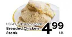 Rich's Fresh Market USGI Fresh Homemade Breaded Chicken Steak offer