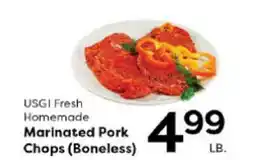 Rich's Fresh Market USGI Fresh Homemade Marinated Pork Chops (Boneless) offer
