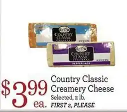 Yoke's Fresh Market Country Classic Creamery Cheese offer