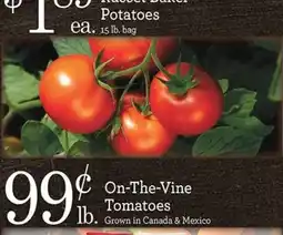 Yoke's Fresh Market On-The-Vine Tomatoes offer
