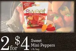 Yoke's Fresh Market Sweet mini peppers offer