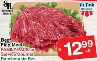 Superior Ranch Beef Flap Meat