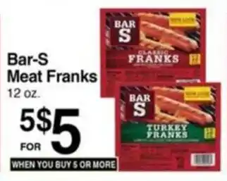 Bar-S meat franks