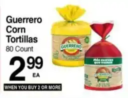 Superior Grocers Guerrero Corn Tortillas offer