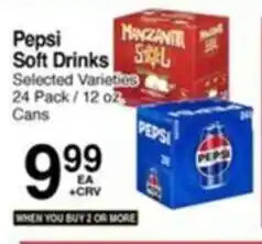 Superior Grocers Pepsi Soft Drinks offer
