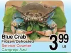 Superior Grocers Blue Crab offer