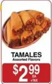Superior Grocers Tamales offer