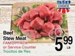 Superior Grocers Beef Stew Meat offer