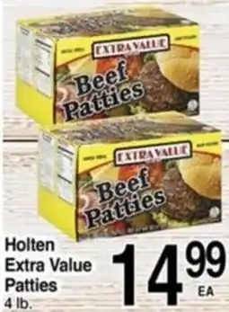 Superior Grocers Holten extra value patties offer