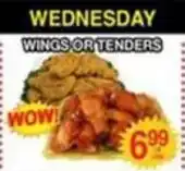 Superior Grocers Wings or Tenders offer