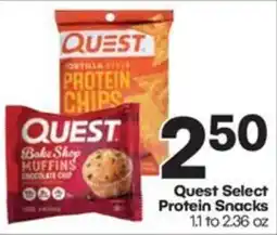 The Markets Quest select protein snacks offer