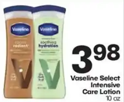 The Markets Vaseline Select Intensive Care Lotion offer