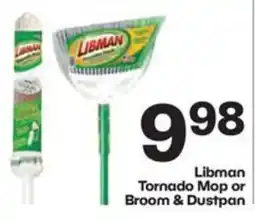 The Markets Libman Tornado Mop or Broom & Dustpan offer