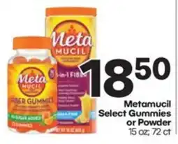 The Markets Metamucil Select Gummies or Powder offer