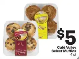 The Markets Café Valley Select Muffins offer