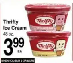 Superior Grocers Thrifty ice cream offer