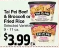 Superior Grocers Tai Pei Beef & Broccoli or Fried Rice offer