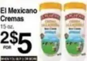 Superior Grocers El Mexicano cremas offer