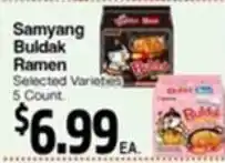 Superior Grocers Samyang Bulldak Ramen offer