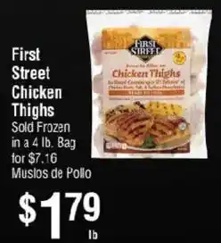 Smart & Final First Street Chicken Thighs offer