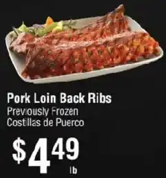Smart & Final Pork Loin Back Ribs offer