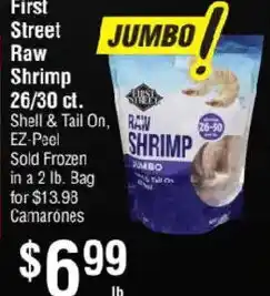 Smart & Final First Street Raw Shrimp offer