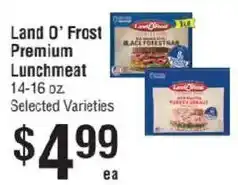 Smart & Final Land O' Frost premium lunchmeat offer