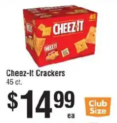 Smart & Final Cheez-it Crackers offer