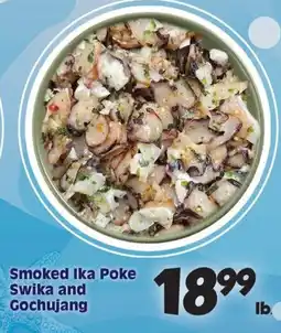 Times Supermarkets Smoked Ika Poke Swika and Gochujang offer