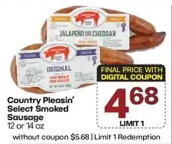Country Pleasin' Select Smoked Sausage