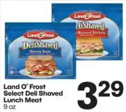 The Markets Land O' Frost Select Deli Shaved Lunch Meat offer