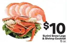 The Markets Surimi Snow Legs & Shrimp Cocktail offer